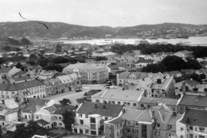 Bilde av Sentrum fra kirketårnet